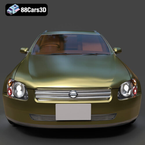 Nissan Stagea 2001 3D Model - Gallery Image 7 Nissan Stagea 2001 3D Model