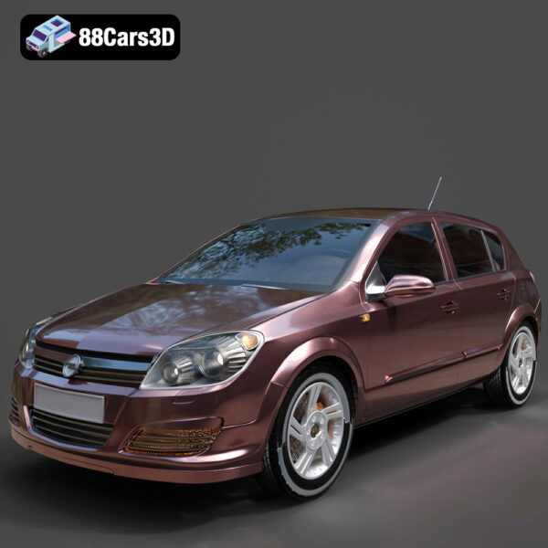 Opel Astra H 2006 3D Model