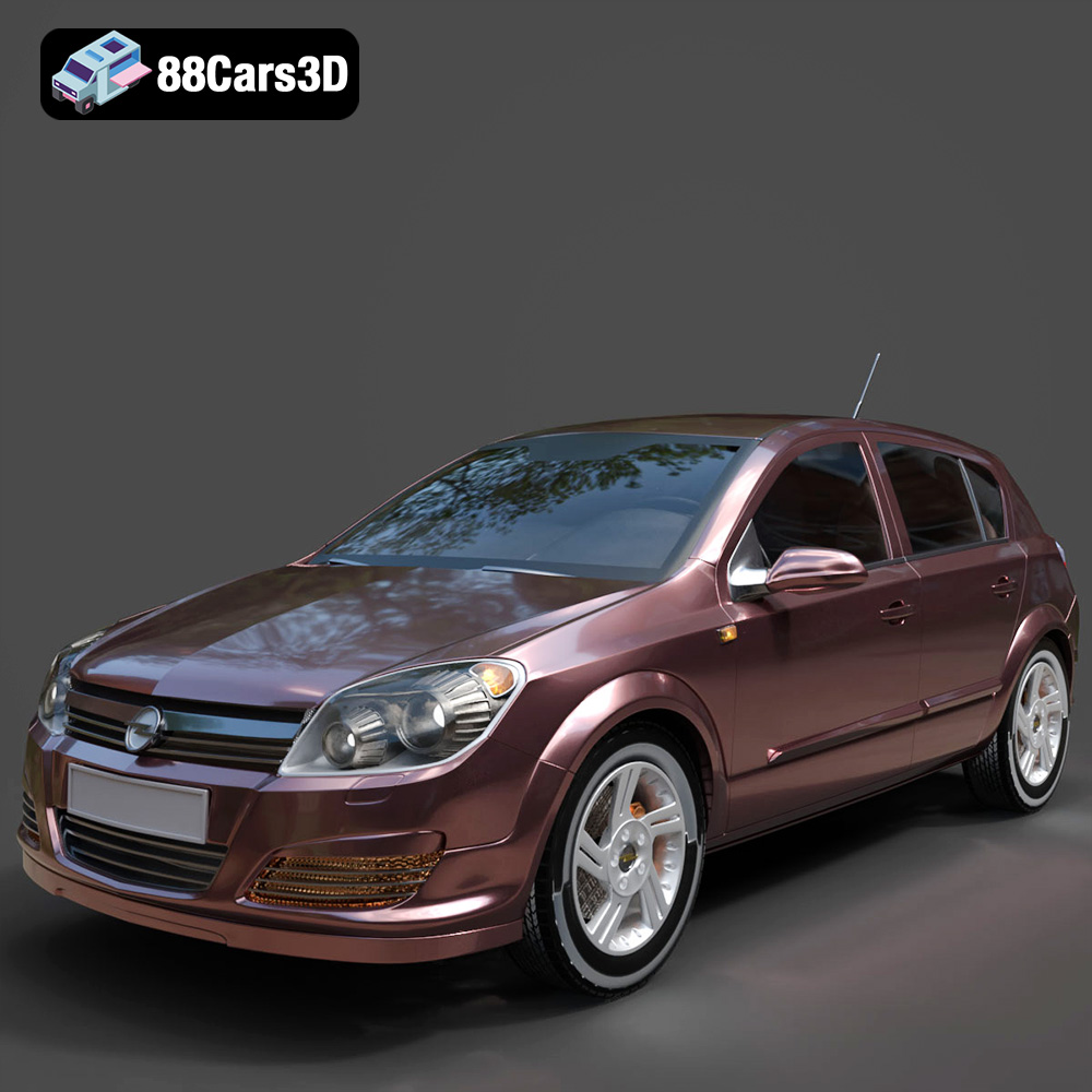Opel Astra H 2006 3D Model