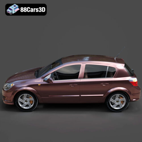 Opel Astra H 2006 3D Model