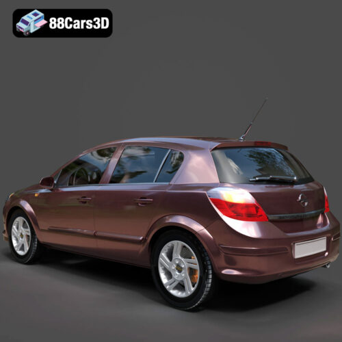 Opel Astra H 2006 3D Model