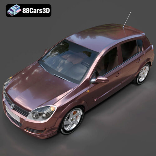 Opel Astra H 2006 3D Model