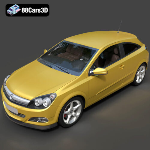 Opel Astra H GTC 3D Model - Gallery Image 8 Opel Astra H GTC 3D Model