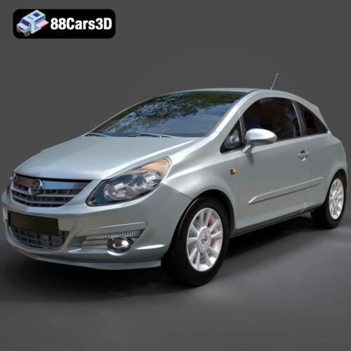 Opel Corsa 2007 3D Model