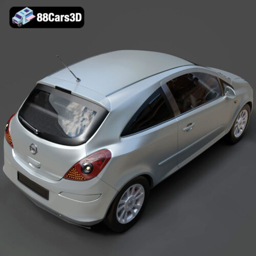 Opel Corsa 2007 3D Model