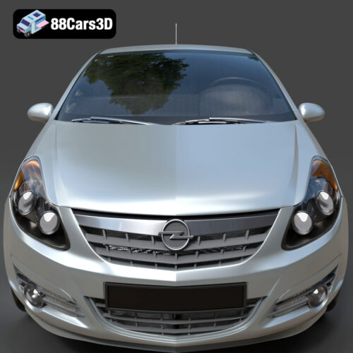 Opel Corsa 2007 3D Model
