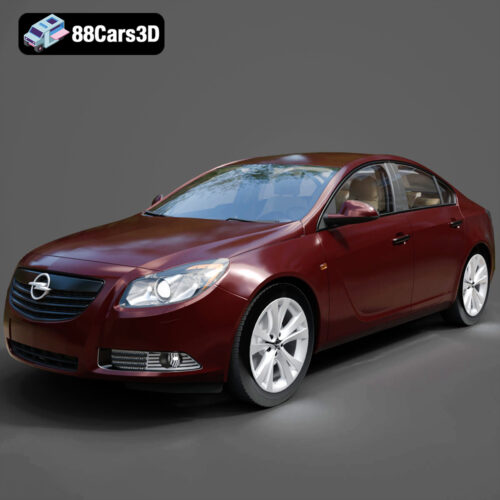 Opel Insignia 2009 3D Model - Main Image Opel Insignia 2009 3D Model