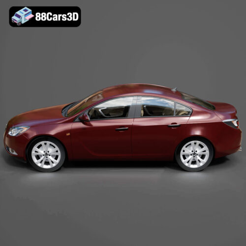 Opel Insignia 2009 3D Model - Gallery Image 2 Opel Insignia 2009 3D Model