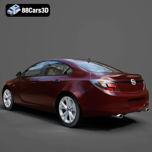 Opel Insignia 2009 3D Model - Gallery Image 3 Opel Insignia 2009 3D Model