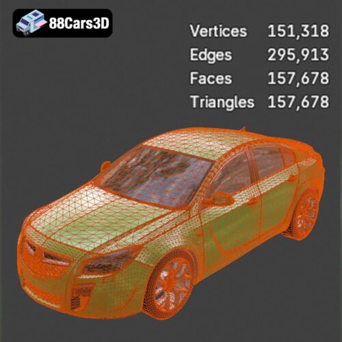 Opel Insignia OPC 3D Model - Gallery Image 7 Opel Insignia OPC 3D Model