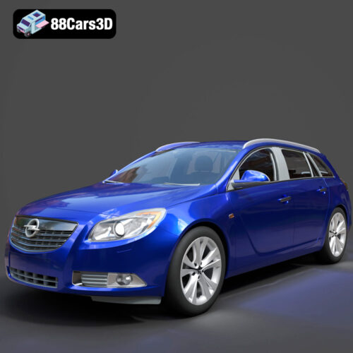 Opel Insignia Sports Tourer 2009 3D Model - Main Image Opel Insignia Sports Tourer 2009 3D Model