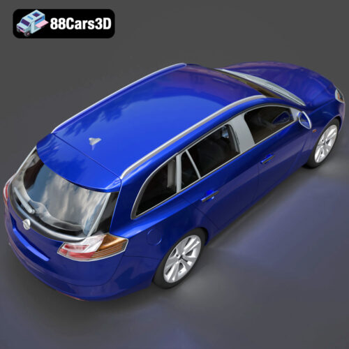 Opel Insignia Sports Tourer 2009 3D Model - Gallery Image 1 Opel Insignia Sports Tourer 2009 3D Model