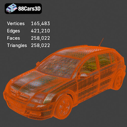 Opel Signum 2003 3D Model