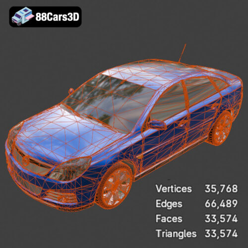 Opel Vectra C 2005 3D Model - Gallery Image 7 Opel Vectra C 2005 3D Model