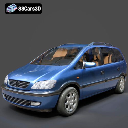 Opel Zafira 2000 3D Model