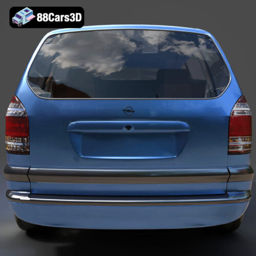 Opel Zafira 2000 3D Model