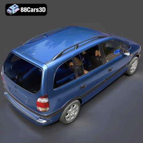 Opel Zafira 2000 3D Model