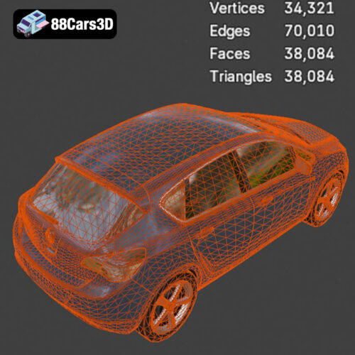 Opel Astra 3D Model