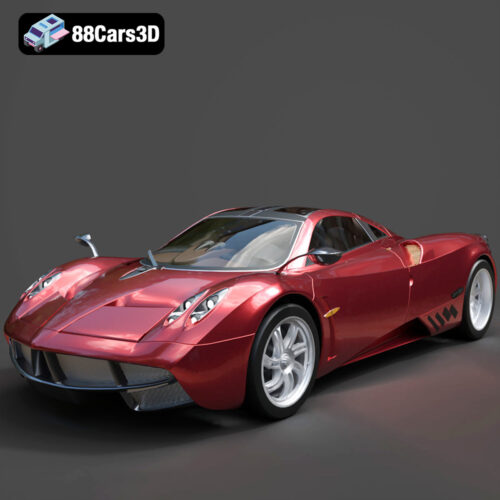 Pagani Huayra 2012 3D Model - Main Image Pagani Huayra 2012 3D Model