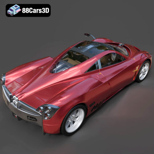 Pagani Huayra 2012 3D Model - Gallery Image 3 Pagani Huayra 2012 3D Model