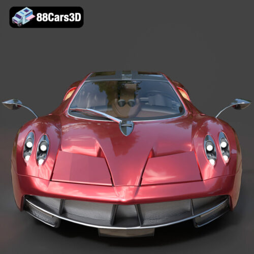 Pagani Huayra 2012 3D Model - Gallery Image 5 Pagani Huayra 2012 3D Model