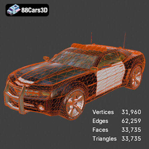 Chevrolet Camaro Patrol SUV 2025 3D Model