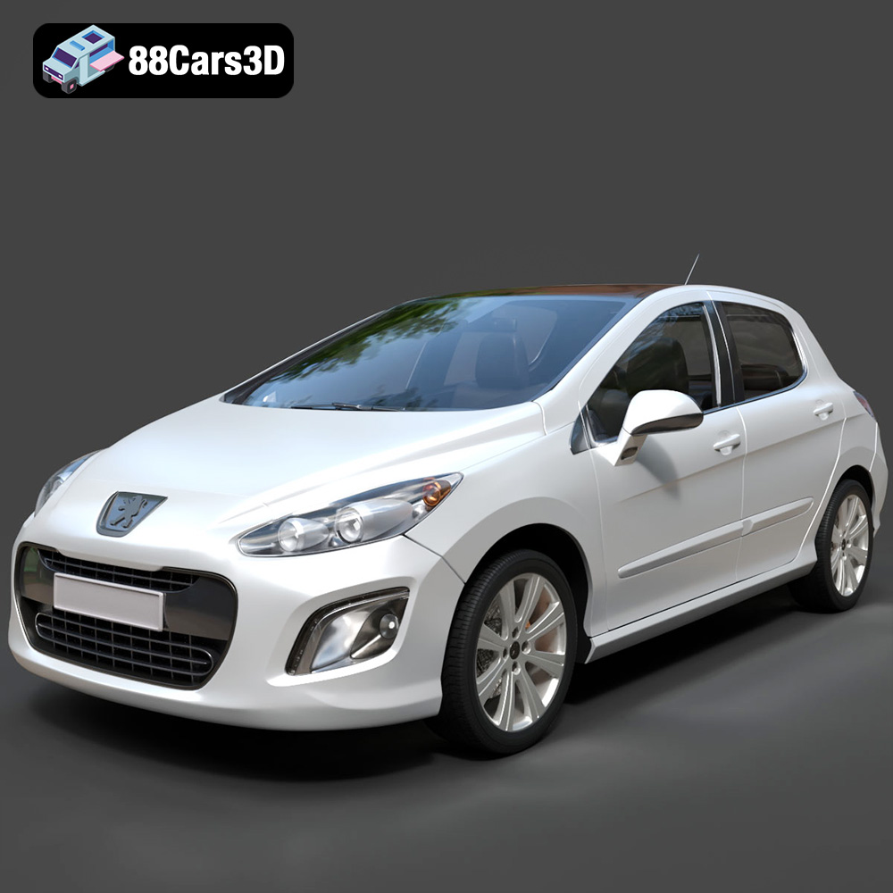 Peugeot 308 3D Model