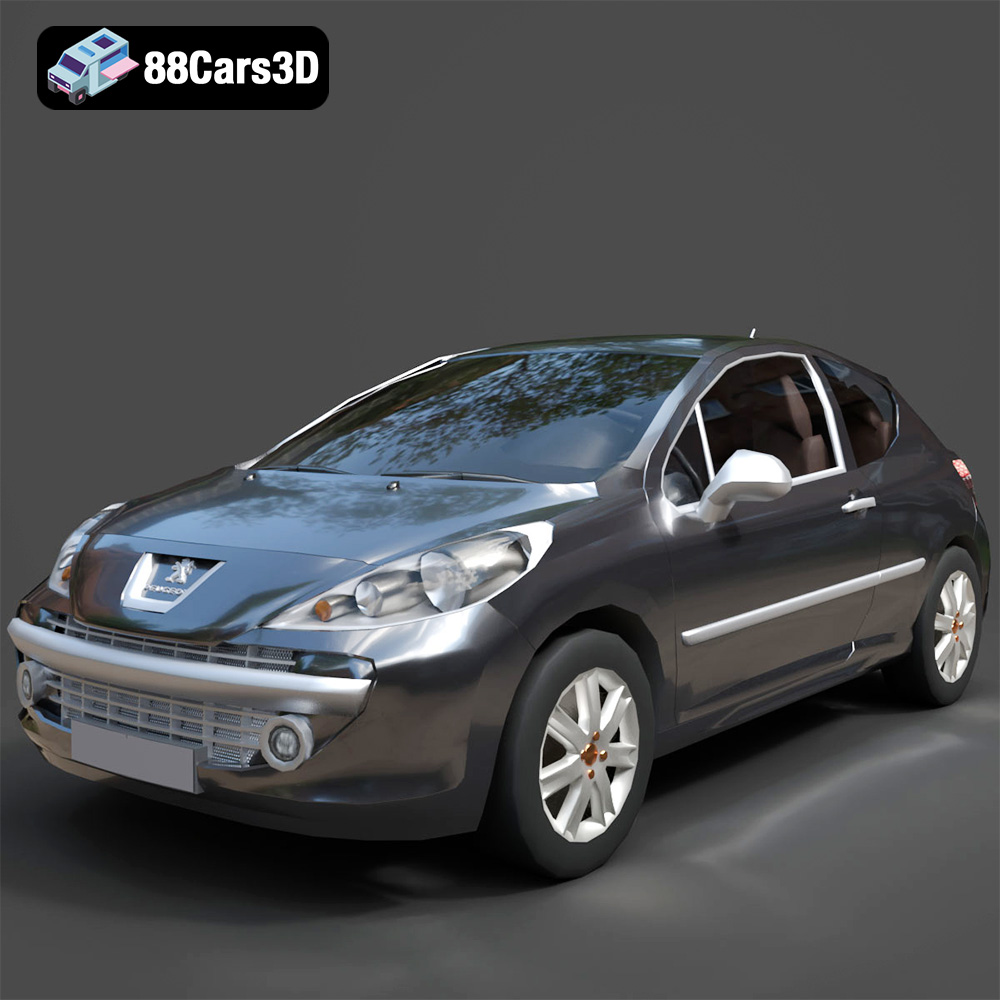 Peugeot 207 3D Model