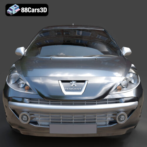 Peugeot 207 3D Model - Gallery Image 3 Peugeot 207 3D Model