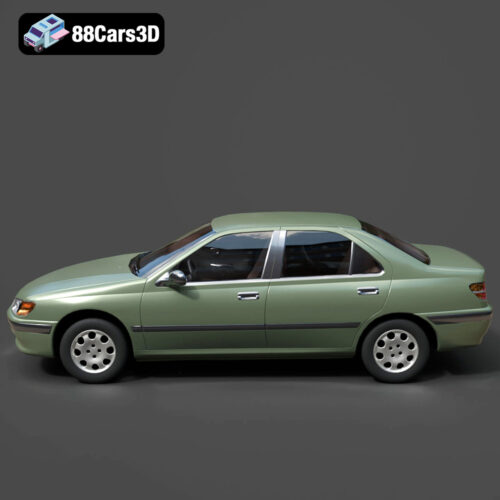 Peugeot 406 1996 3D Model - Gallery Image 1 Peugeot 406 1996 3D Model