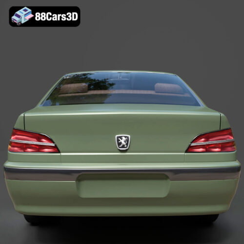 Peugeot 406 1996 3D Model - Gallery Image 3 Peugeot 406 1996 3D Model