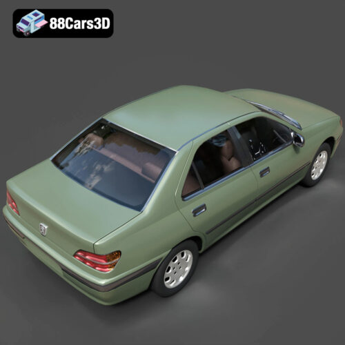 Peugeot 406 1996 3D Model - Gallery Image 4 Peugeot 406 1996 3D Model