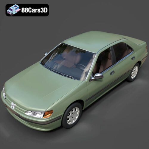 Peugeot 406 1996 3D Model - Gallery Image 6 Peugeot 406 1996 3D Model
