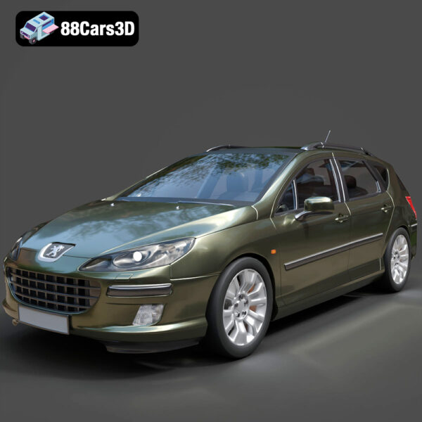 Peugeot 407 SW 3D Model