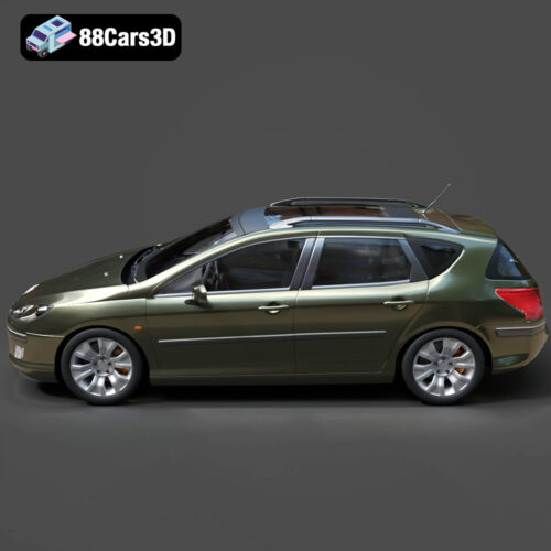 Peugeot 407 SW 3D Model