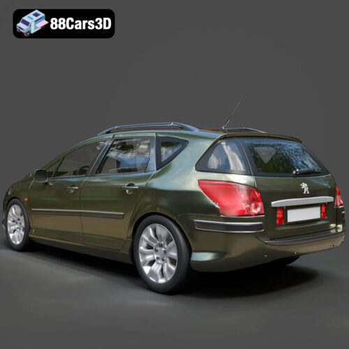 Peugeot 407 SW 3D Model