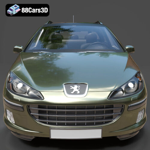 Peugeot 407 SW 3D Model