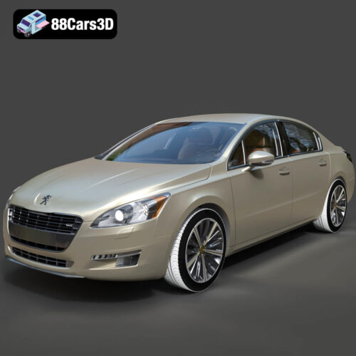 Peugeot 508 2011 3D Model - Main Image Peugeot 508 2011 3D Model