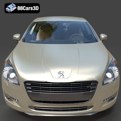 Peugeot 508 2011 3D Model - Gallery Image 5 Peugeot 508 2011 3D Model