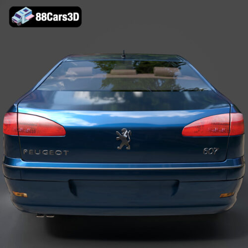 Peugeot 607 3D Model