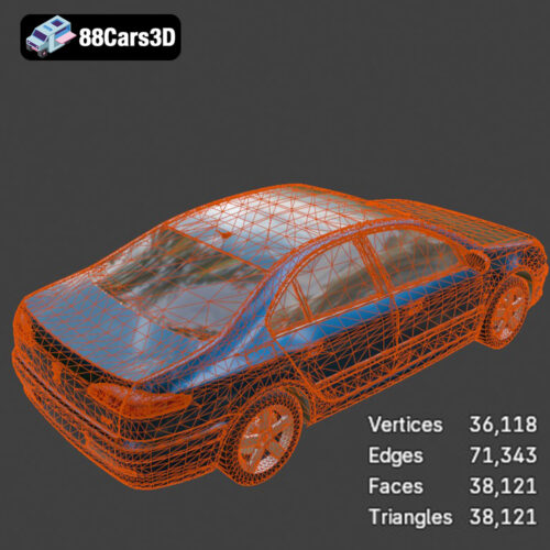 Peugeot 607 3D Model