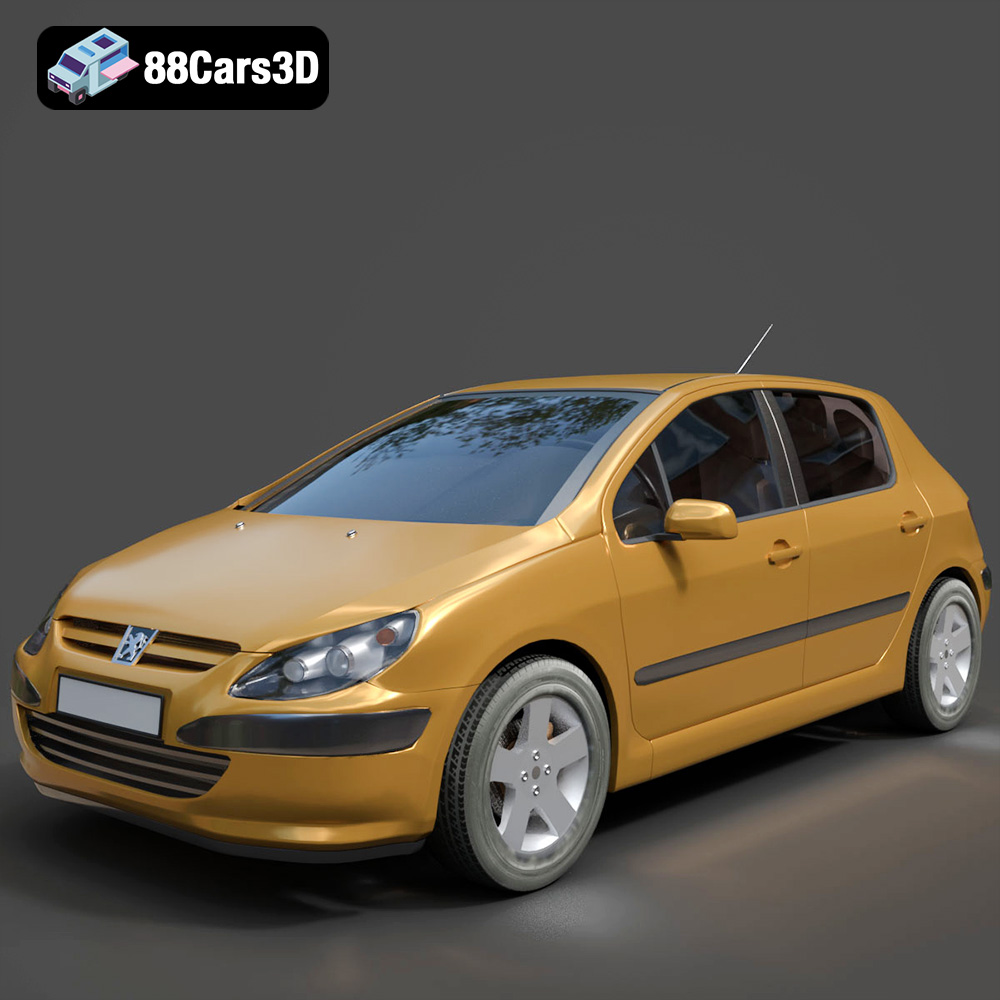 Peugeot 307 3D Model