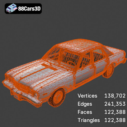 Plymouth Volare 1976 3D Model