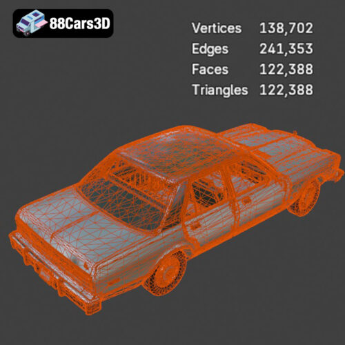 Plymouth Volare 1976 3D Model