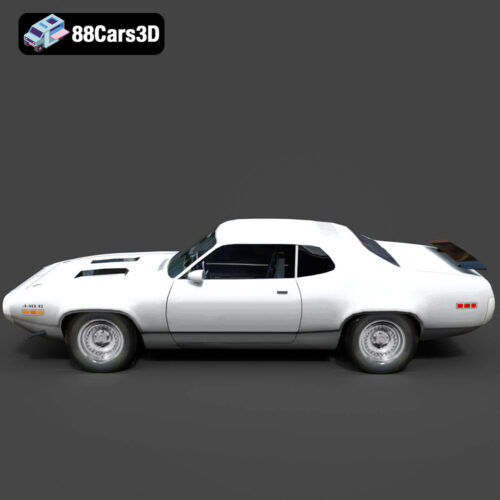 Plymouth Roadrunner 1971 3D Model