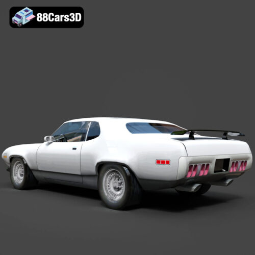 Plymouth Roadrunner 1971 3D Model