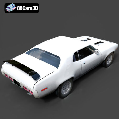 Plymouth Roadrunner 1971 3D Model