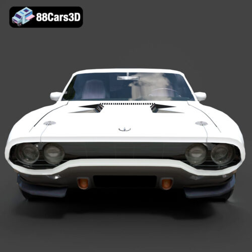 Plymouth Roadrunner 1971 3D Model
