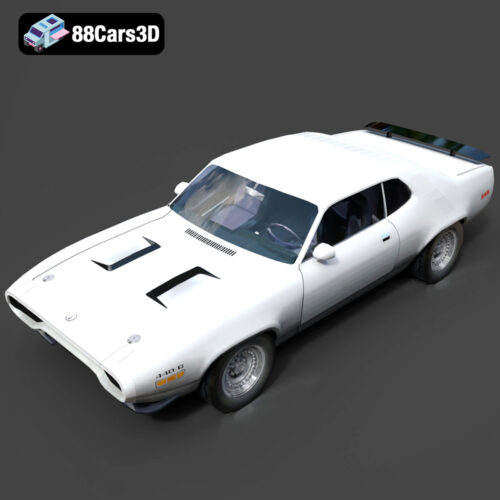 Plymouth Roadrunner 1971 3D Model