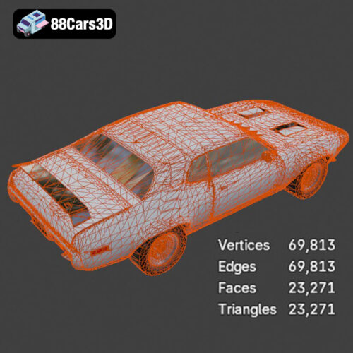 Plymouth Roadrunner 1971 3D Model